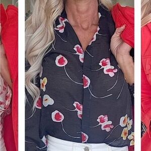 NWT Cabi Greenhouse Blouse Size M